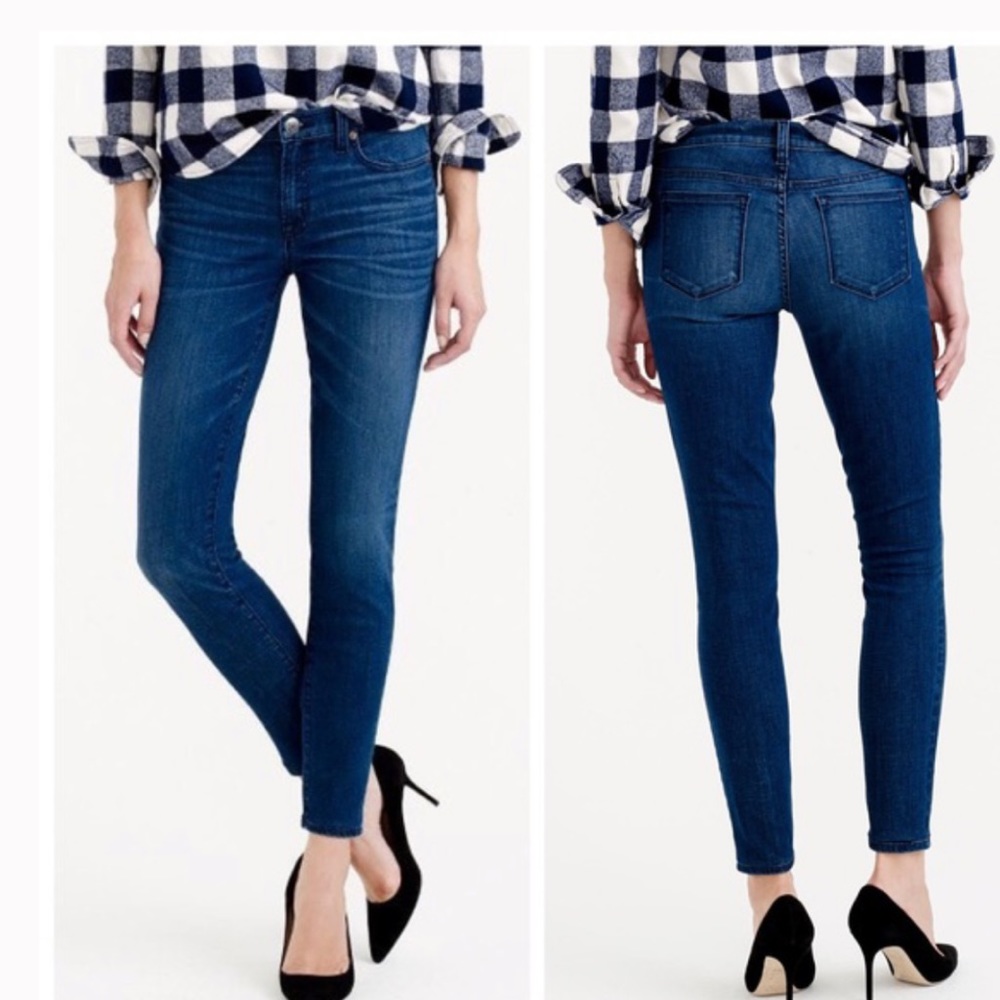 J. Crew Toothpick Jean - Cone Denim Kelly Wash